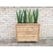 Ejoy 40'' x 36'' x 12'' Wood Planter Box w/ Wheels RCWPlanterBox_40x36x12 - alternate 3